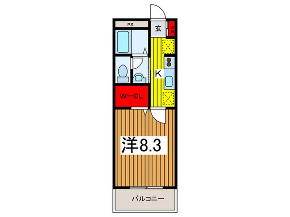 マイシティ上小町の物件間取画像